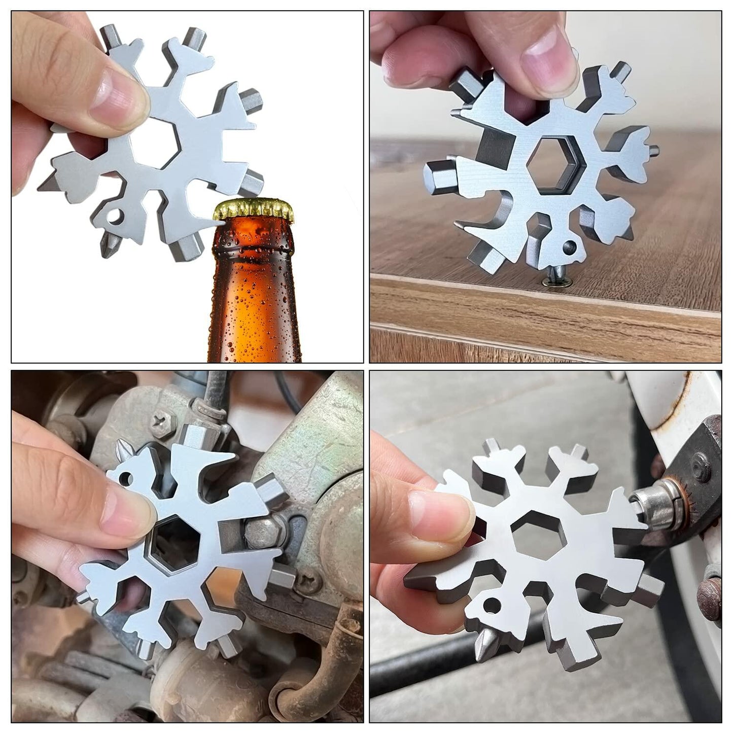 18 in 1 Multi Tool Black Stocking Stuffers Gifts for Men Dad