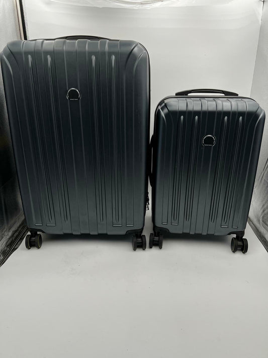 [Like_new] Delsey Paris Accelerate 2-Piece 30" & 22" CarryOn Hardside Luggage Set Dark Gray