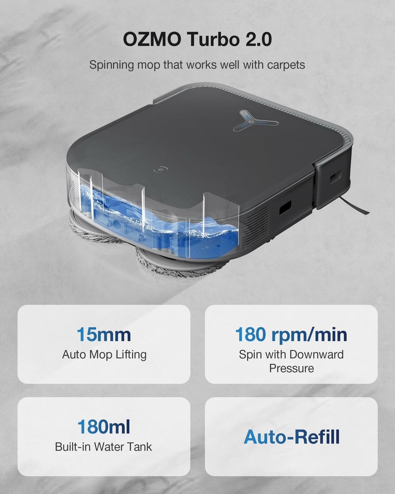 [Like_new] ECOVACS DEEBOT X2 Omni Robot Vacuum & Mop – 8000Pa Suction, Self-Cleaning