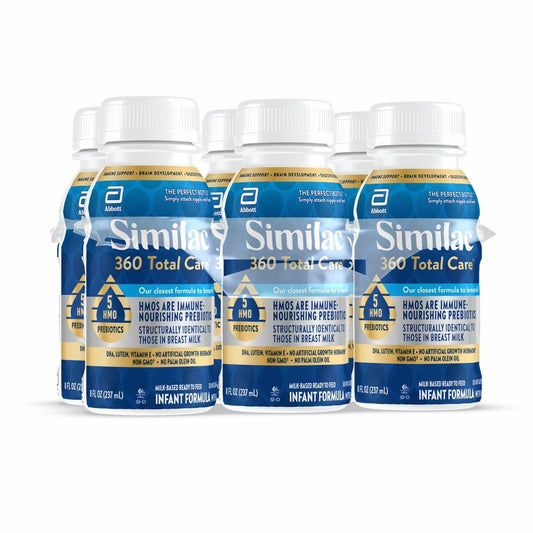 BestBy09/25 Similac 360 Total Care Formula, 8-fl-oz Bottle, Pack of 6
