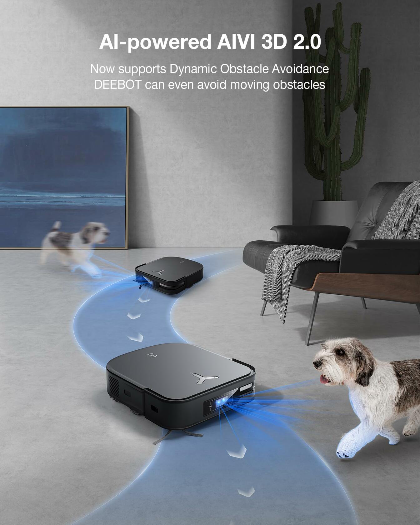 [Like_new] ECOVACS DEEBOT X2 Omni Robot Vacuum & Mop – 8000Pa Suction, Self-Cleaning