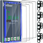 Ferilinso 4 Pack Screen Protector for Samsung Galaxy S24 Ultra with 4 Pack