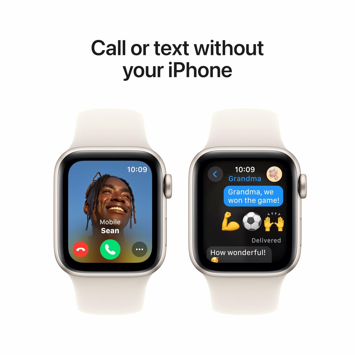 [Like_new] Apple Watch SE (2nd Gen) [GPS 40mm] Starlight Aluminum Case - No Band Included