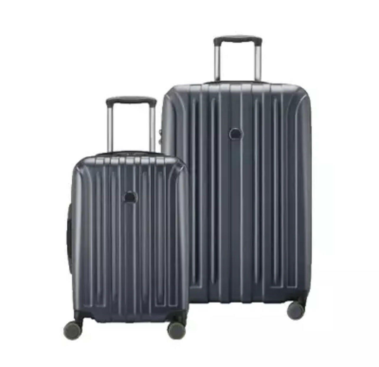 [Like_new] Delsey Paris Accelerate 2-Piece 30" & 22" CarryOn Hardside Luggage Set Dark Gray