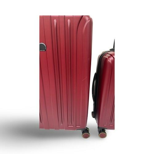 [Like_new] Delsey Paris Accelerate 2-Piece 30" & 22" Carry-On Hardside Luggage Set in Red