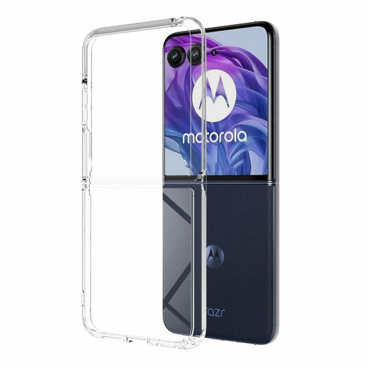 Sucnakp Clear TPU Case for Motorola Razr+ 2024 with TPU Bumper – YKL Clear