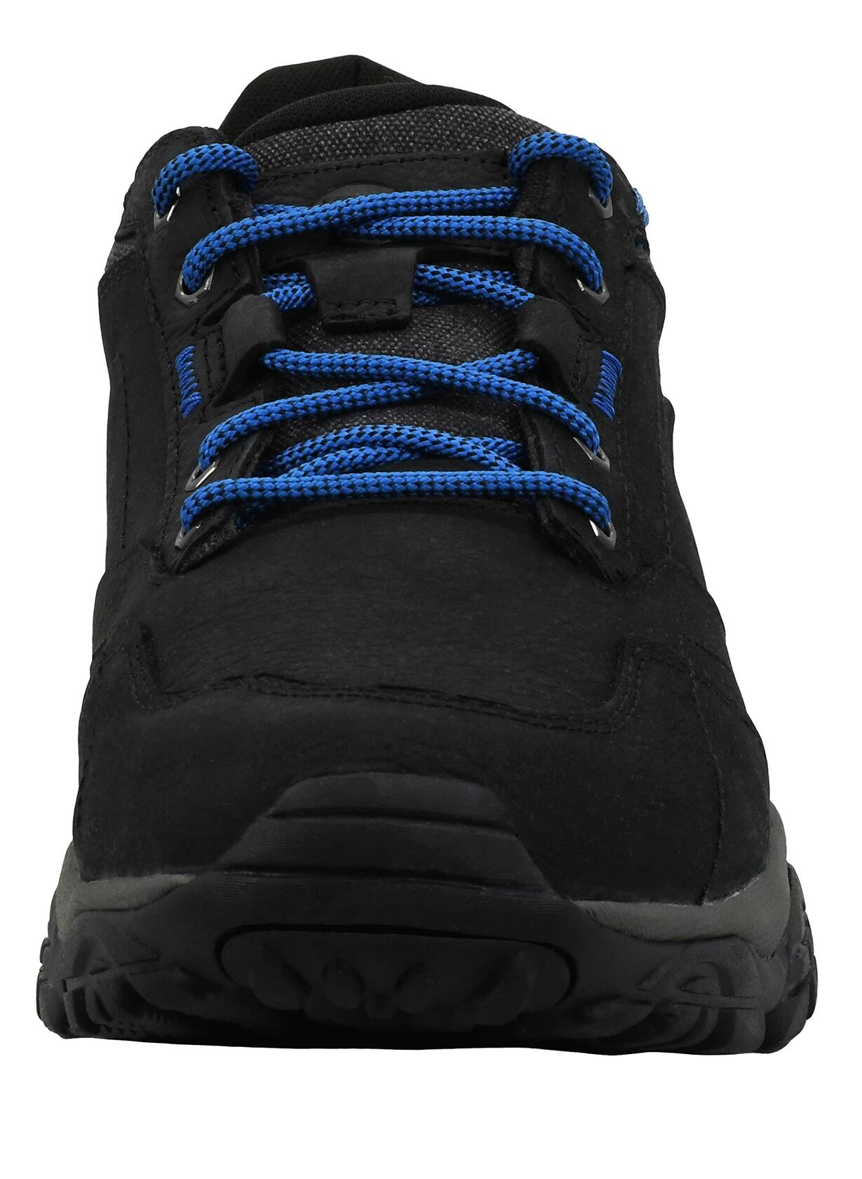 Merrell Men's Moab Adventure LACE Hiking Shoe, Black/Blue, 8 M US