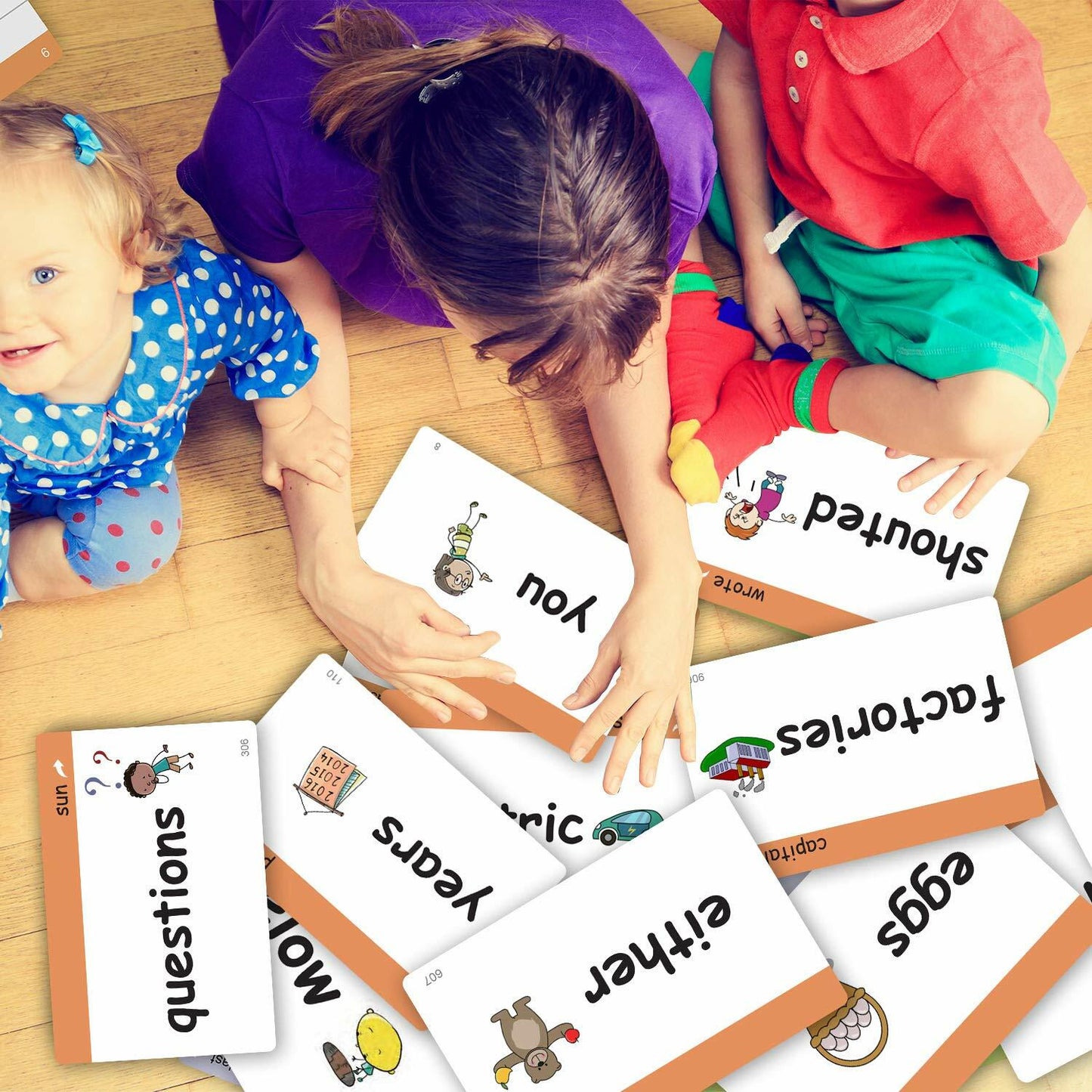 Little Champion 1,000 Sight Word Flashcards PreK-3rd Grade 10-Pack Set