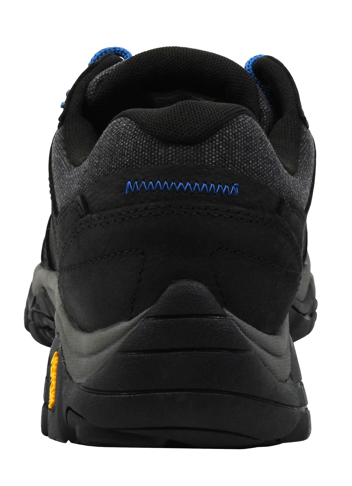 Merrell Men's Moab Adventure LACE Hiking Shoe, Black/Blue, 8 M US