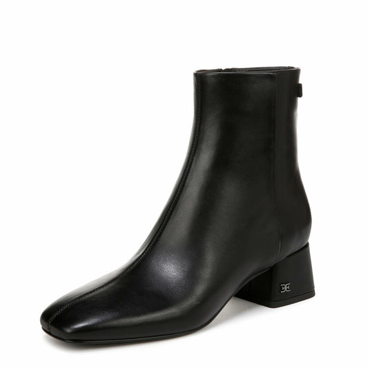 Sam Edelman Paige Ankle Boot – Black Leather, Women’s Size 7 Medium
