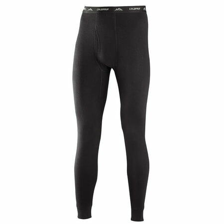 ColdPruf Men's Basic Dual Layer Base Layer Bottom Thermal Black Size M