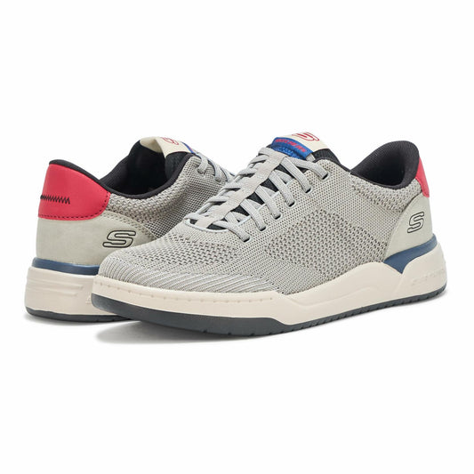 Skechers Corliss-Dorset Men's Sneaker Cement Size 9.5 – Relaxed Fit, Vegan