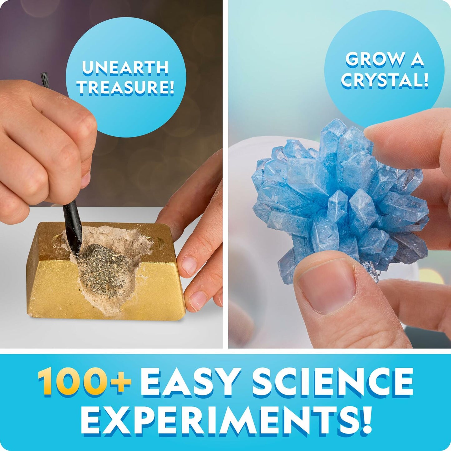 National Geographic Earth Science Kit – 100+ Experiments, STEM, Ages 8+