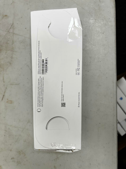 Apple Watch SE 2nd Gen GPS 44mm Silver w/ Denim Band S/M