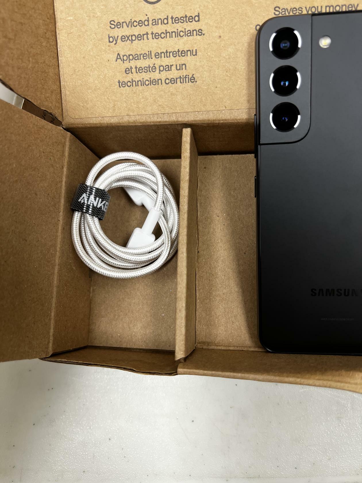 [Good] Samsung Galaxy S22 128GB 5G – Factory Unlocked, Black