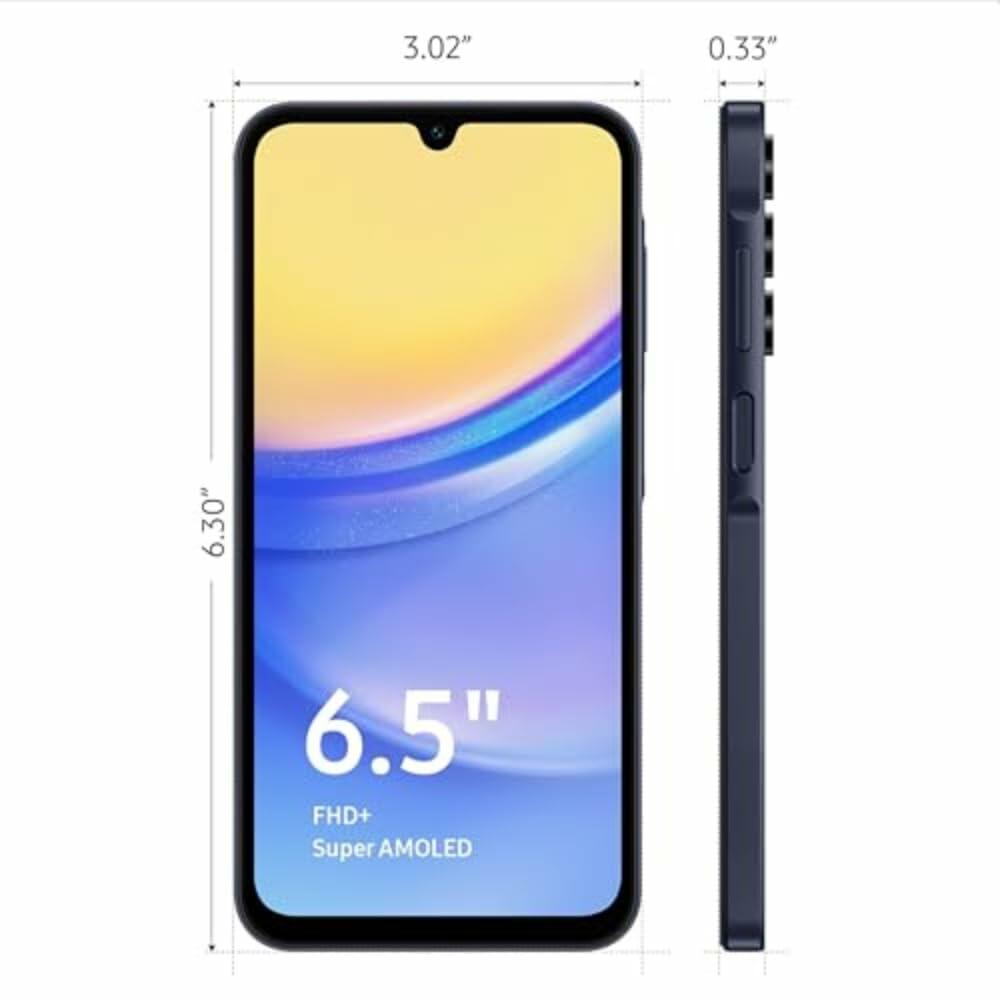 Samsung Galaxy A15 5G 128GB Unlocked – Light Blue, New Sealed