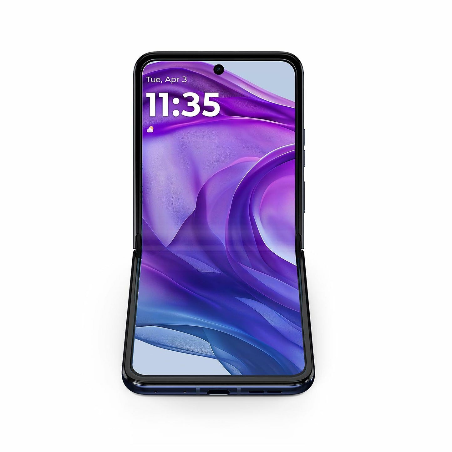 [Like_new] Motorola Razr+ 2024 256GB Unlocked – Midnight Blue, 50MP AI Flip Phone