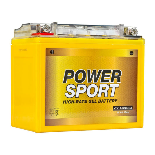 ExpertPower YTX12-BS 12V 10Ah Gel Motorcycle Battery Maintenance-Free