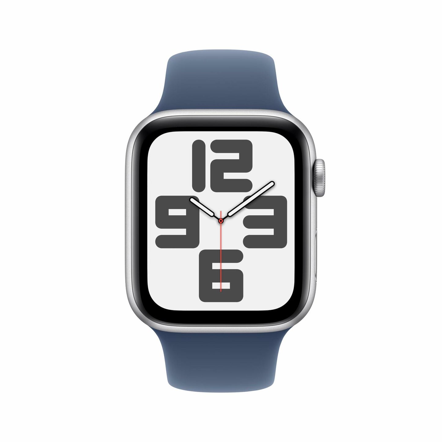 Apple Watch SE 2nd Gen GPS 44mm Silver w/ Denim Band S/M