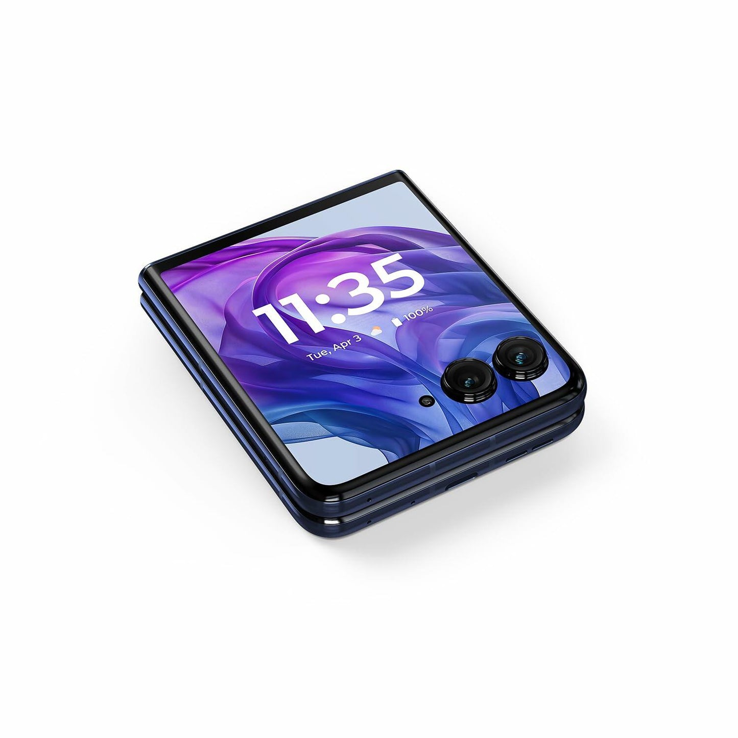 [Like_new] Motorola Razr+ 2024 256GB Unlocked – Midnight Blue, 50MP AI Flip Phone