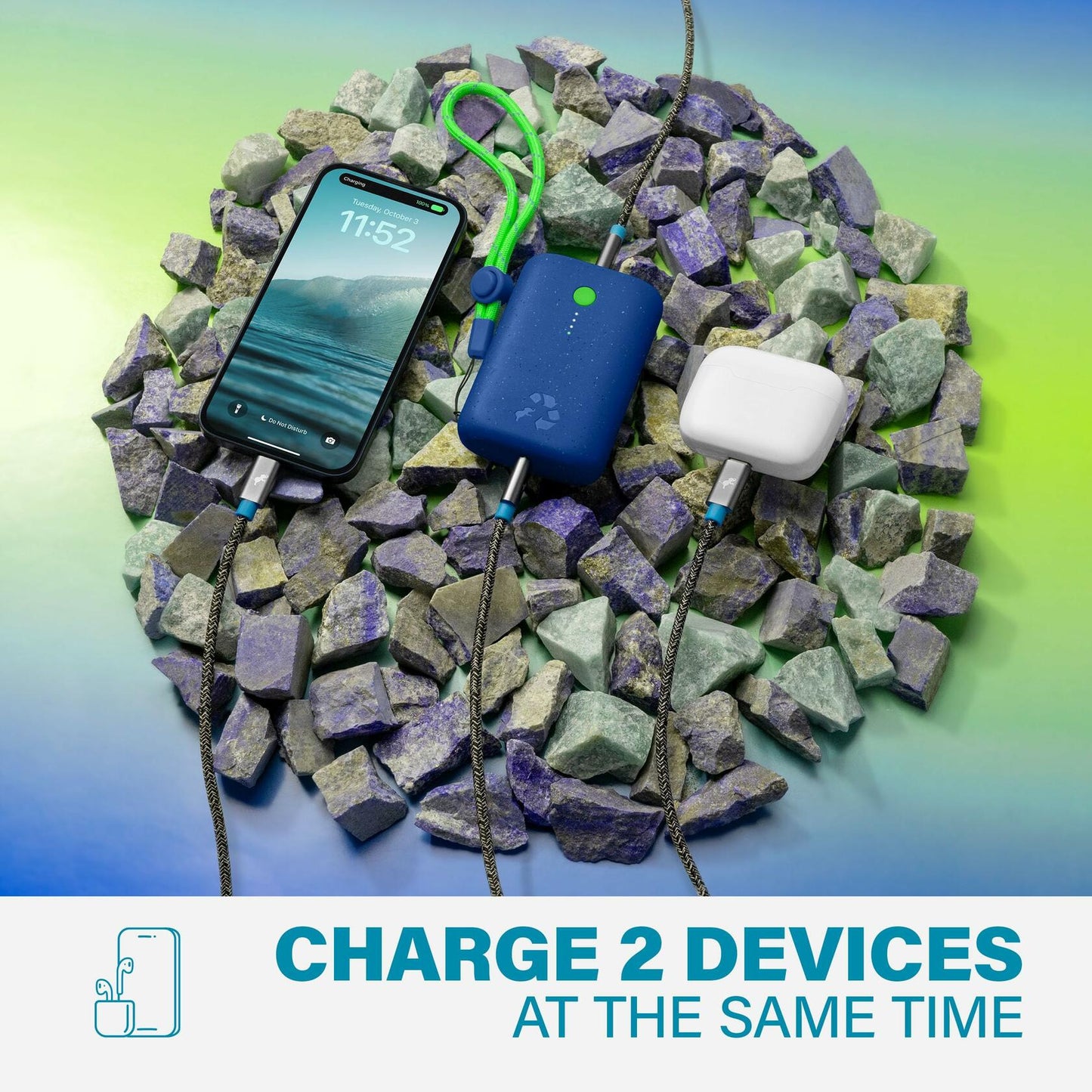 Nimble Champ 10,000mAh 20W Dual USB-C PD Portable Charger – New Sealed