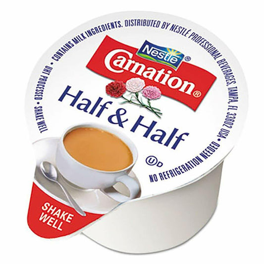 BestBy12/24 Nestle Carnation Coffee Creamer Half & Half 0.304oz Cups 360 Ct