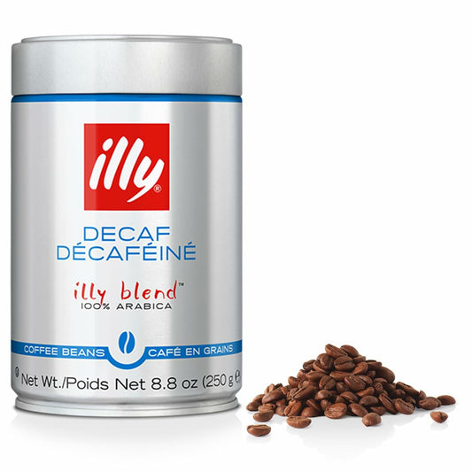 illy Decaf Whole Bean Coffee 8.8oz Medium Roast 100% Arabica