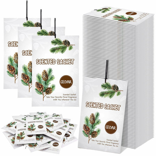 Reallnaive 24 Cinnamon Scented Sachets – Long-Lasting Home Fragrance