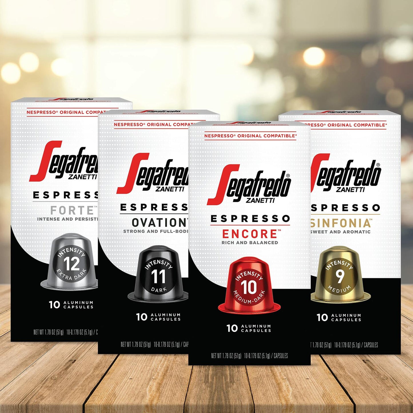 BestBy11/25 Segafredo Encore Espresso 10ct Nespresso Capsules Intensity 10