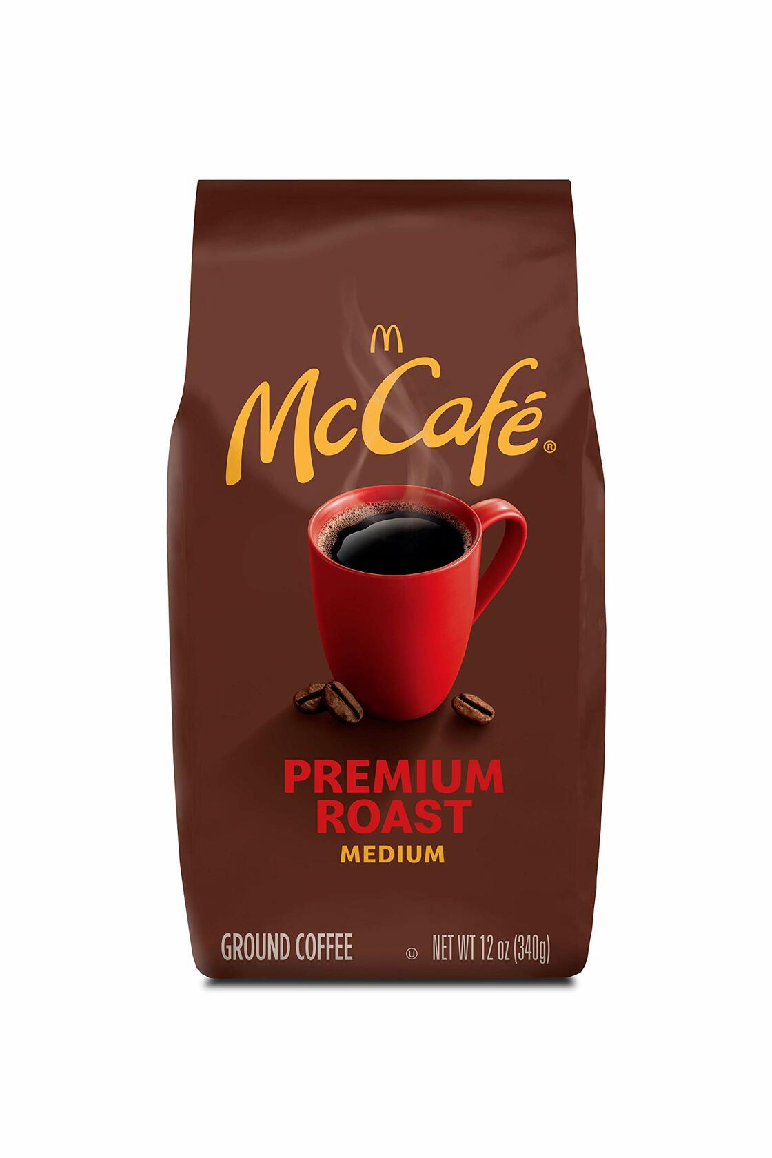 McCafé Premium Medium Roast Ground Coffee, 12 oz Bag, Fresh & Rich Flavor
