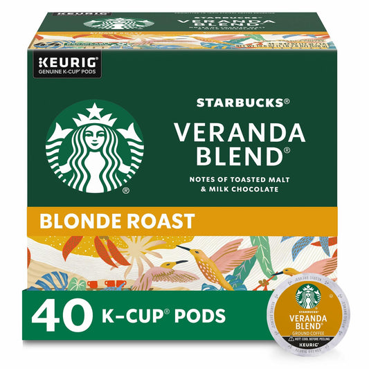 Starbucks Veranda Blend K-Cup Pods 40ct Light Roast