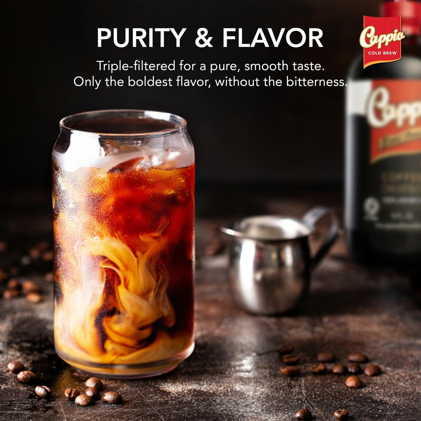BestBy01/25 Cappio Cold Brew Coffee Concentrate 16oz - Smooth & Bold Flavor