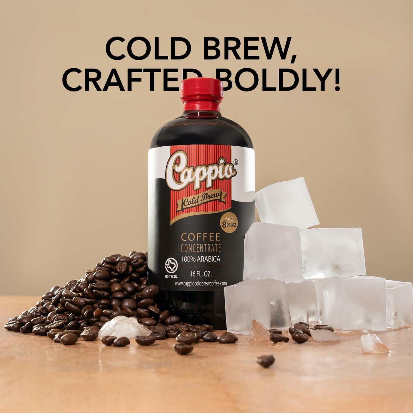 BestBy01/25 Cappio Cold Brew Coffee Concentrate 16oz - Smooth & Bold Flavor
