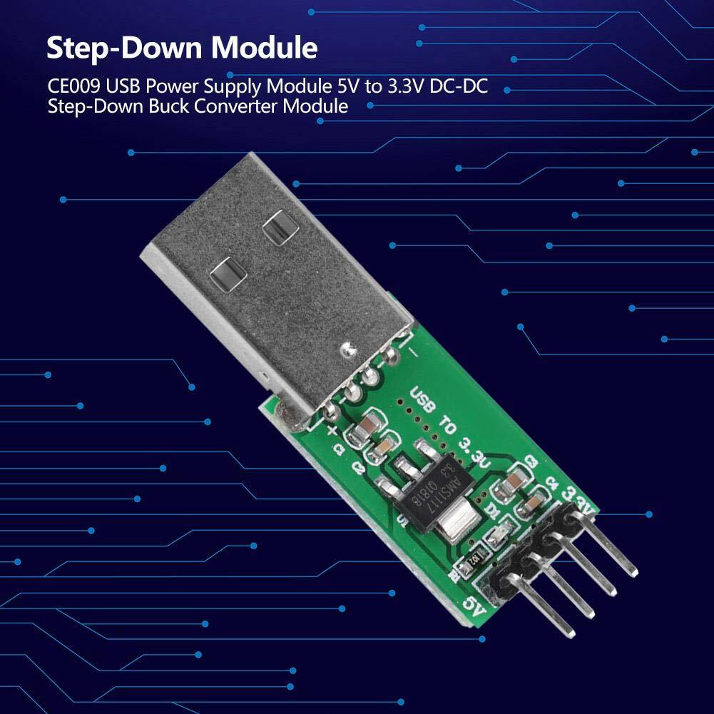 CE009 DC-DC Converter USB Power Module 5V to 3.3V Step-Down Regulator - 1PCS