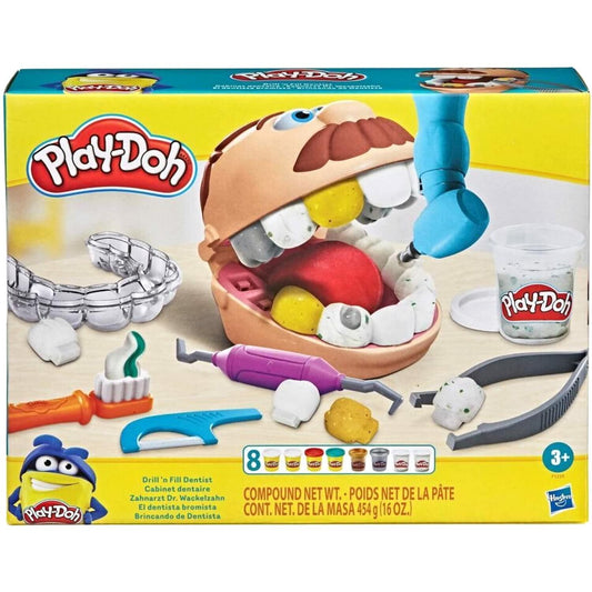 Playdoh Drill'n Fill Dentist Toy - Interactive Dental Play Set