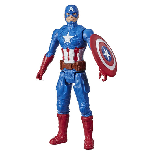 Marvel Avengers Titan Hero Captain America Figure 30cm Action Toy