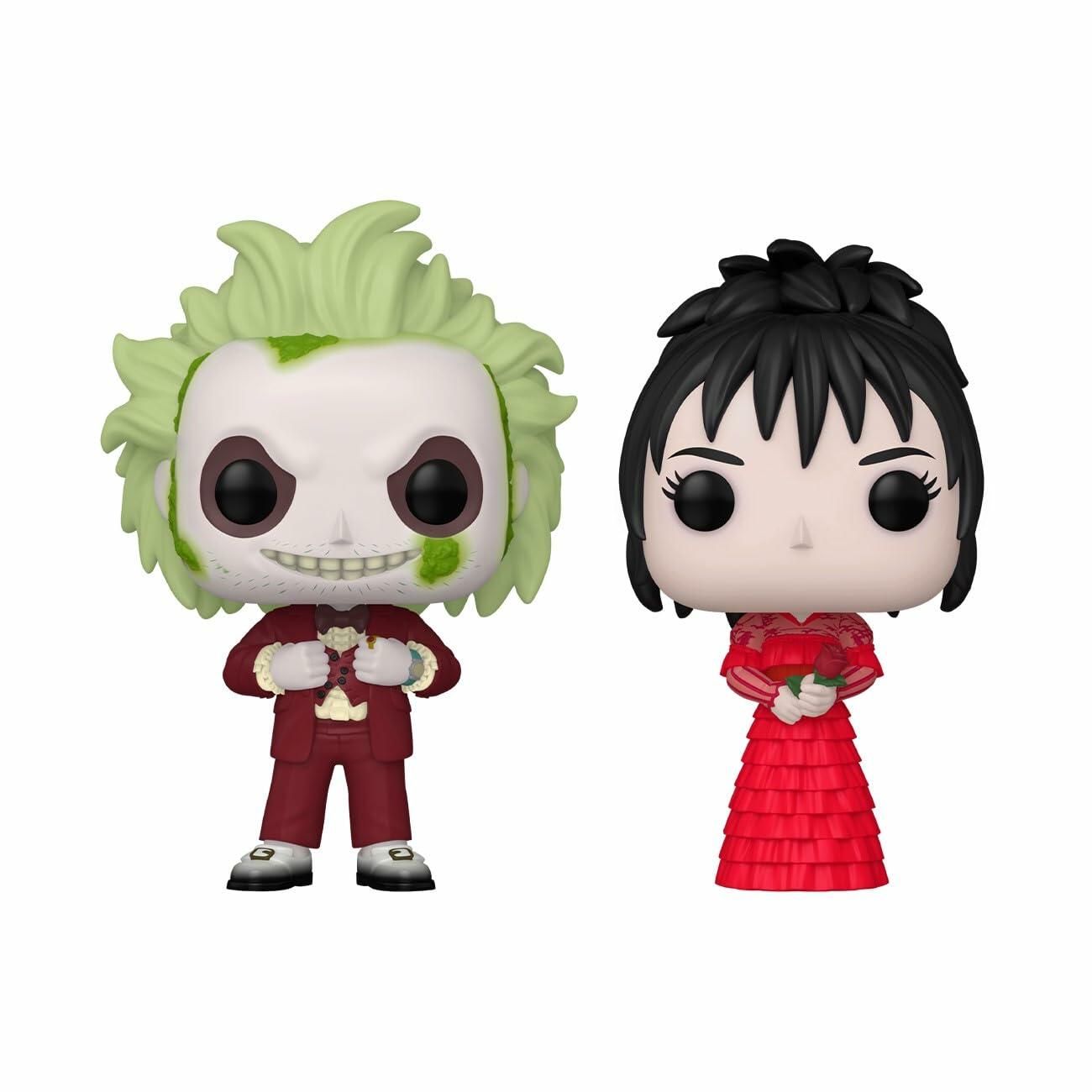 Funko Pop! Beetlejuice & Lydia Deetz 2-Pack Vinyl Figures - New