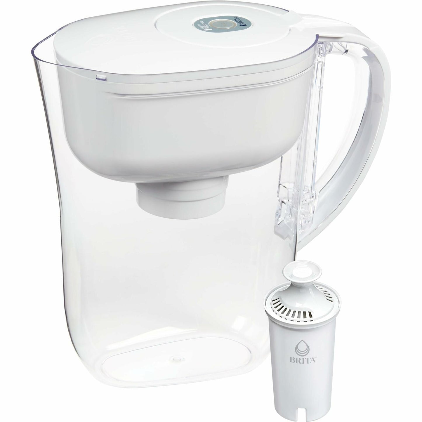Brita Water Filter Pitcher 6-Cup White BPA-Free with 1 Standard Filter