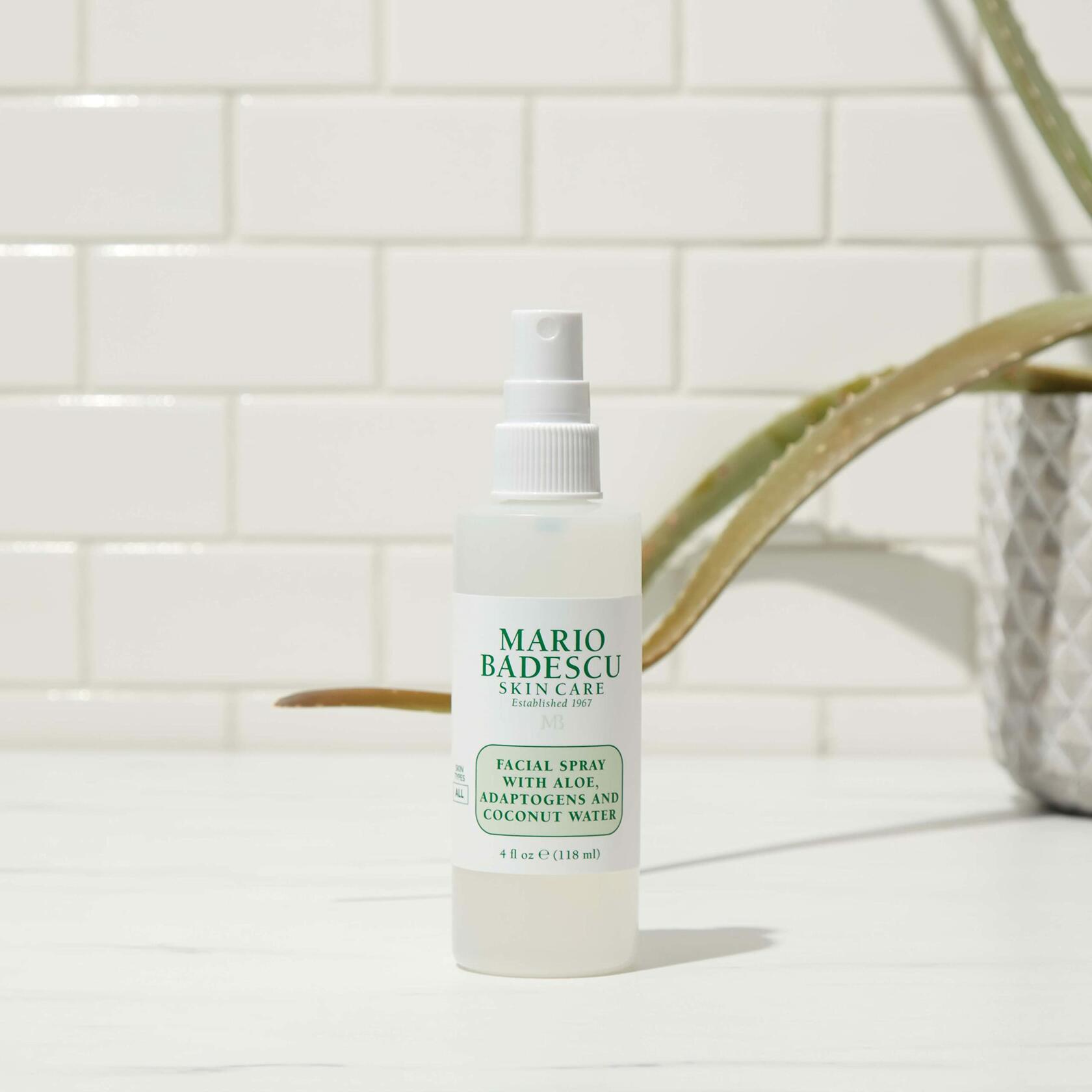 Mario Badescu Facial Spray Aloe Coconut Water Setting Refreshing 4oz New