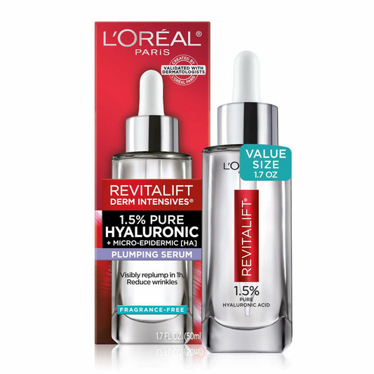 L'Oreal Paris Revitalift 1.5% Pure Hyaluronic Acid Face Serum 1.7oz Fragrance