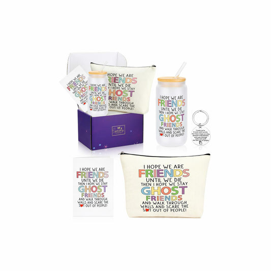 JSENGIFT Basket Set of 4 Christmas Friendship Gifts for Women Birthday