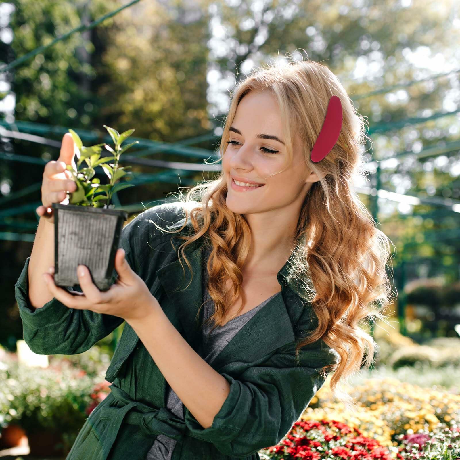 Bewudy 5 PCS Matte Neutral French Hair Barrettes Clips, Strong Hold, Vintage