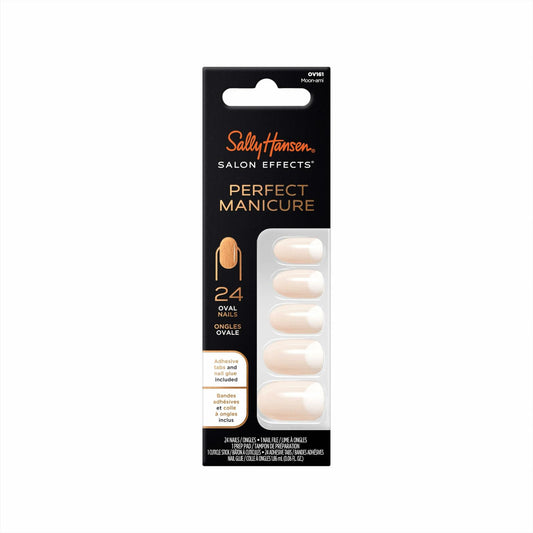Sally Hansen Salon Effects Perfect Manicure Moon-Ami OV161 24 Oval Nails