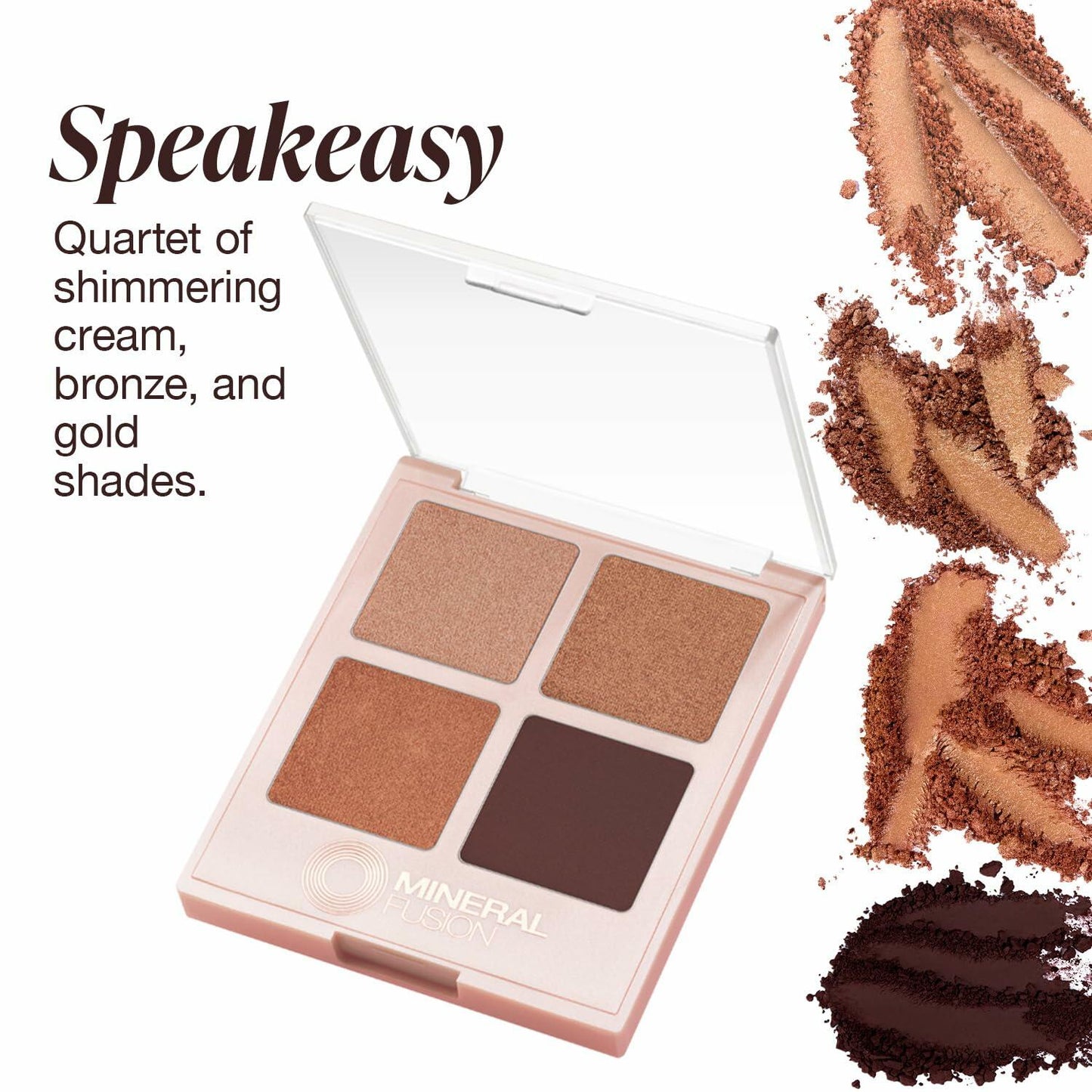 Mineral Fusion Speakeasy Refillable Eyeshadow Palette 0.25 oz New