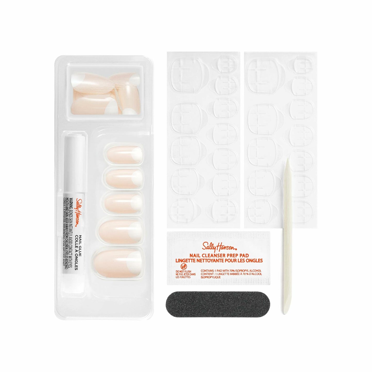 Sally Hansen Salon Effects Perfect Manicure Moon-Ami OV161 24 Oval Nails