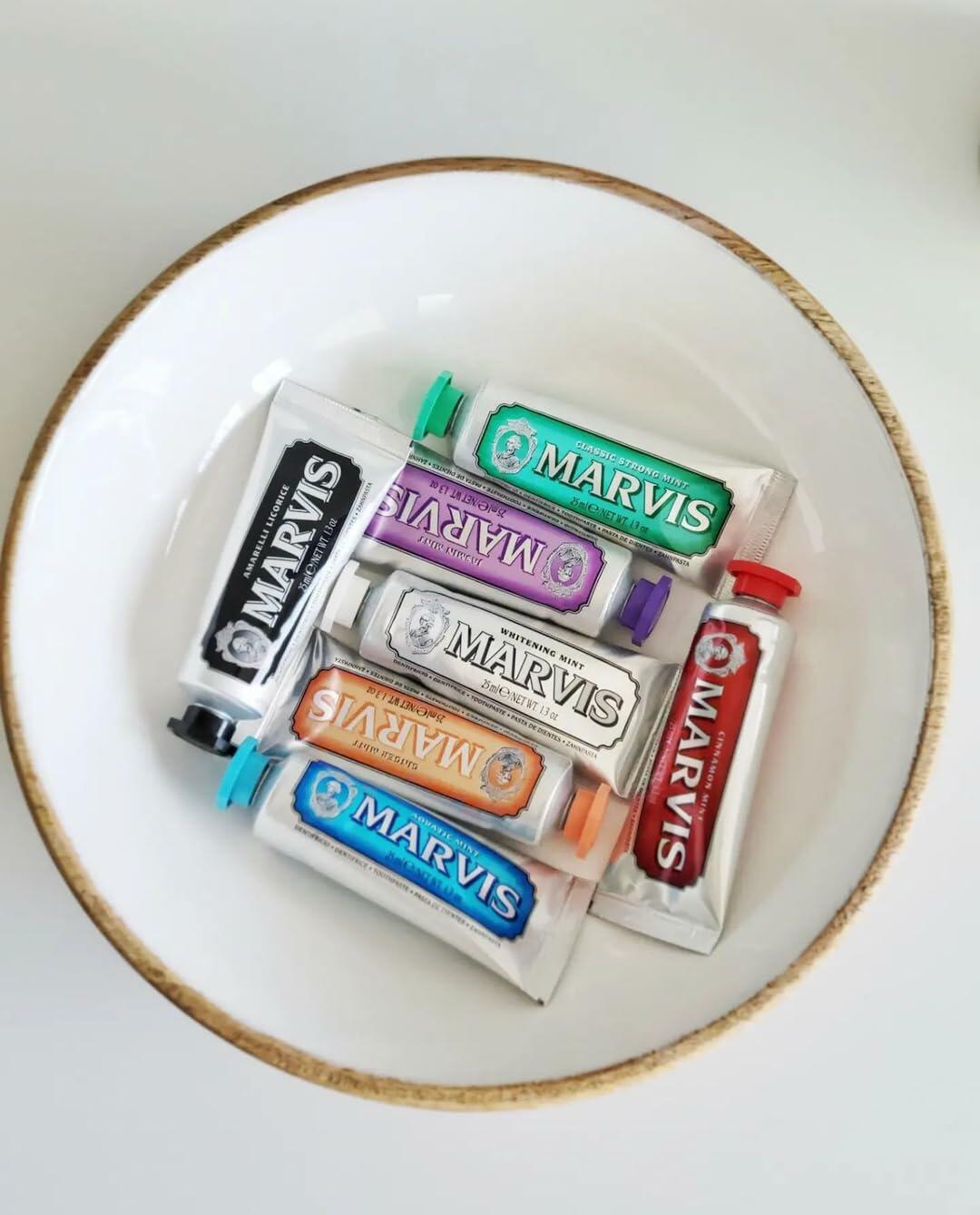 Marvis Whitening Mint Toothpaste 3.8 oz - Authentic Italian Whitening