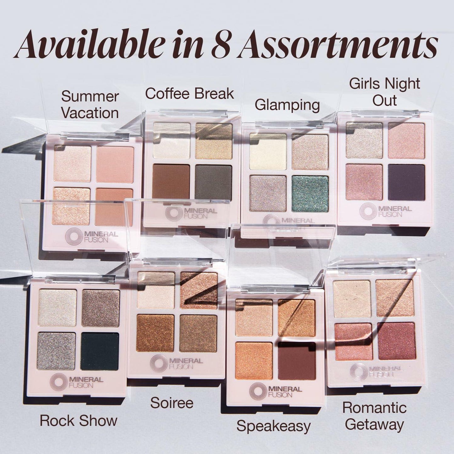 Mineral Fusion Speakeasy Refillable Eyeshadow Palette 0.25 oz New