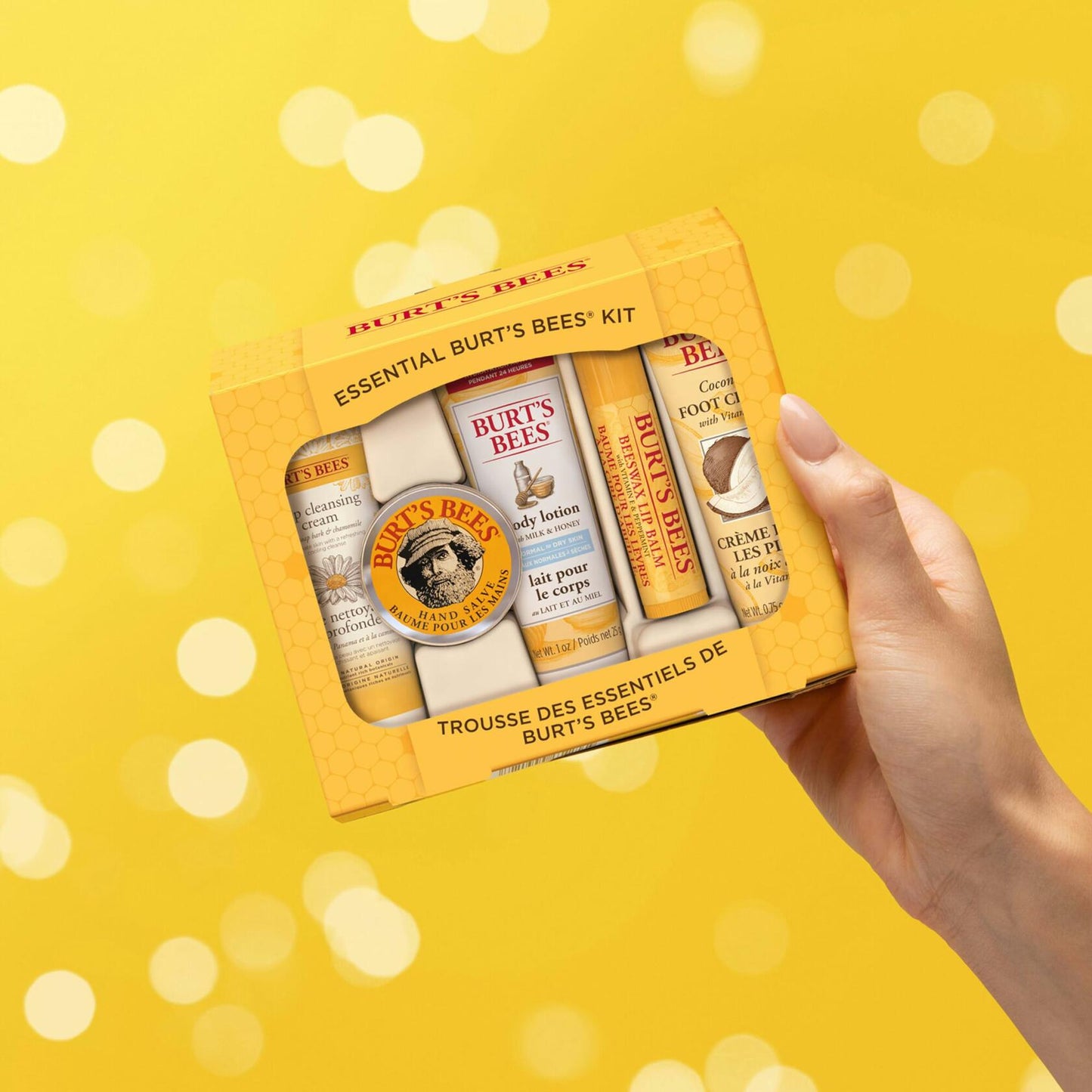 Burt's Bees Essential Everyday Beauty Set - 5 Travel Size Products Gift Set