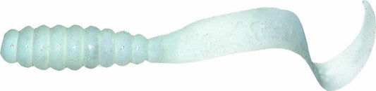 Mister Twister 3" Meeny Tail White Soft Plastic Fishing Lure Single Pack