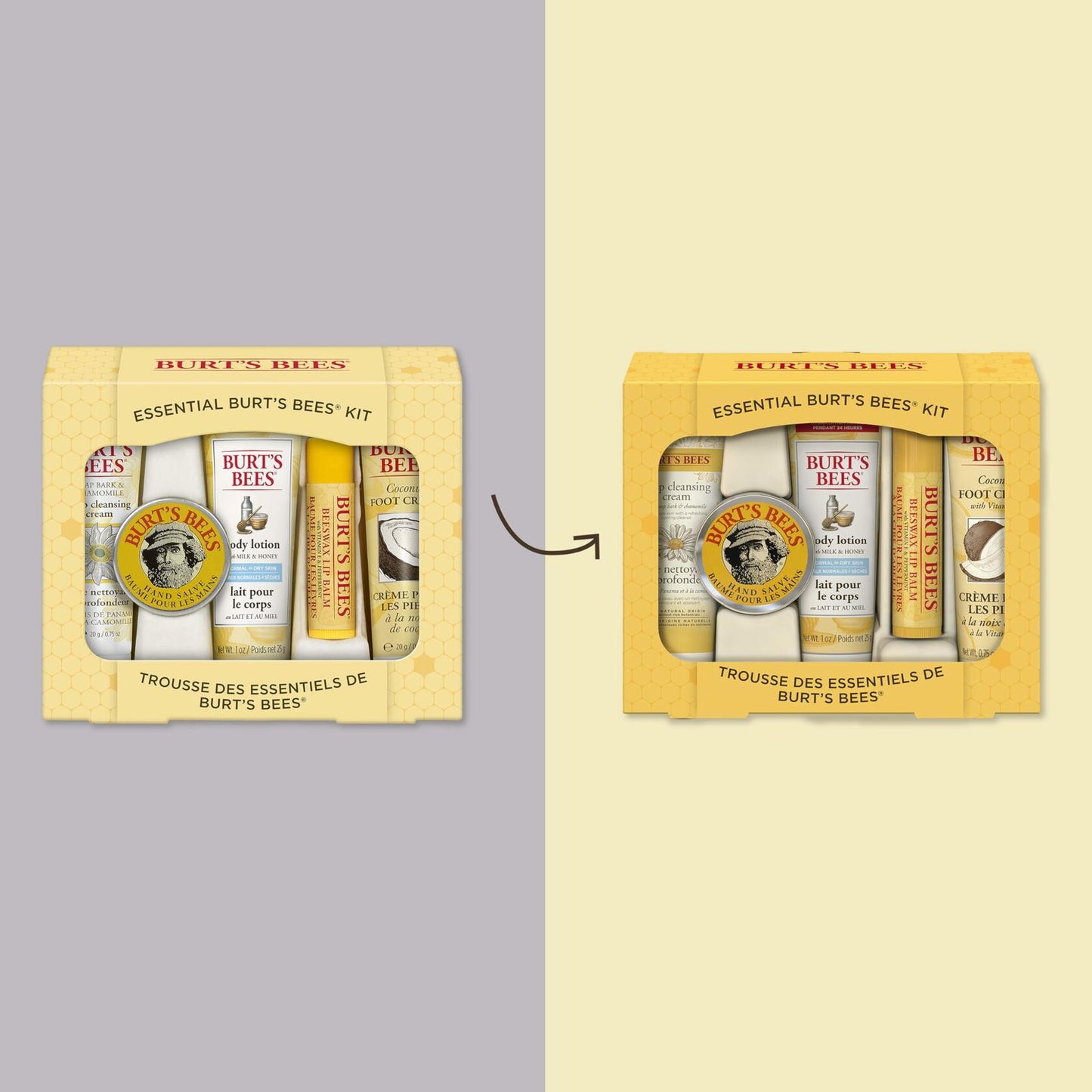 Burt's Bees Essential Everyday Beauty Set - 5 Travel Size Products Gift Set